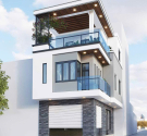 Mẫu nhà mái bằng hiện đại.Dạng villa