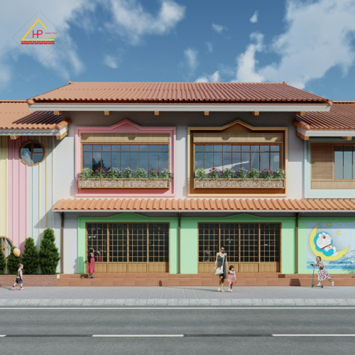 Mẫu nhà mái bằng hiện đại 